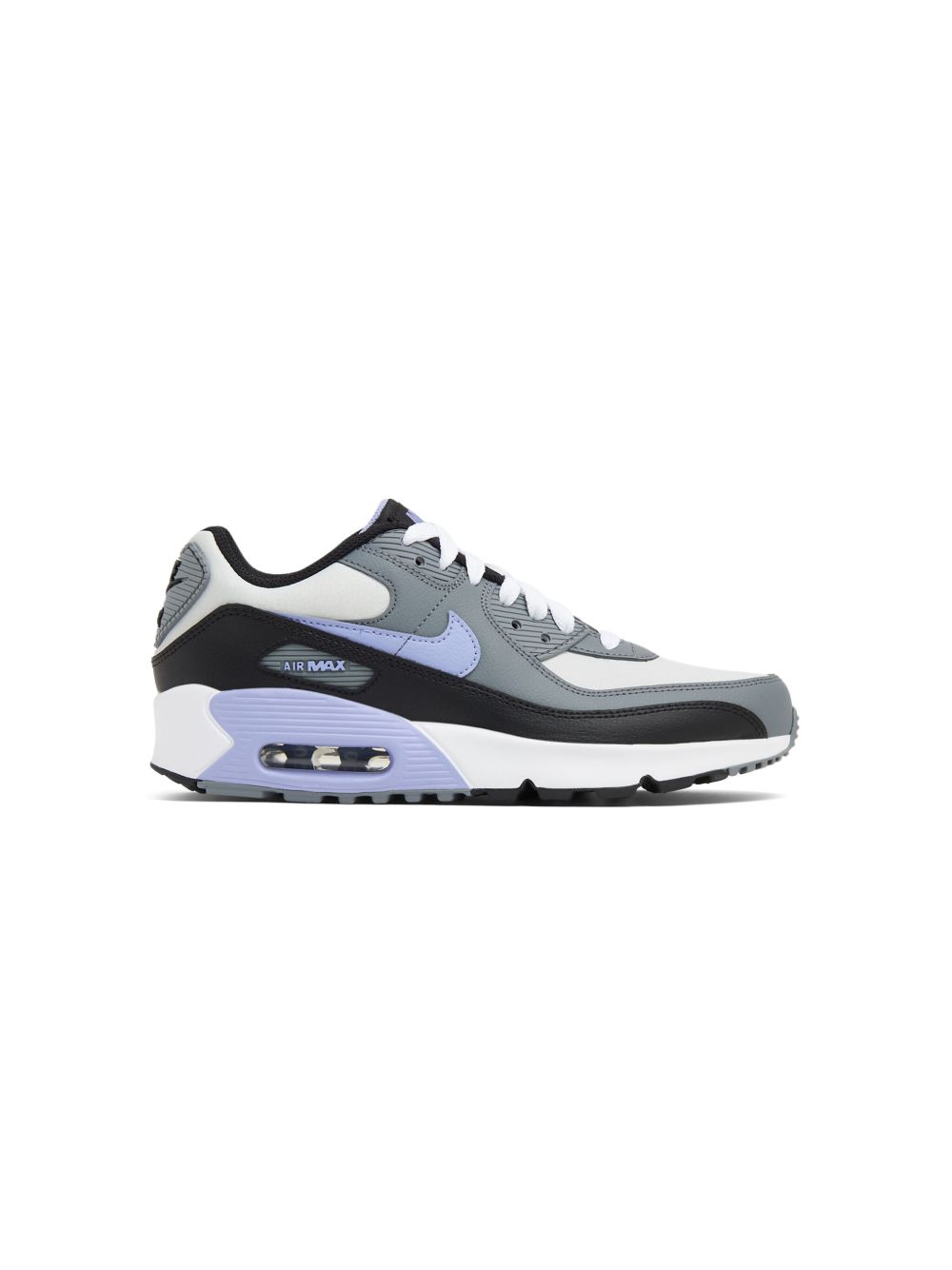 Nike Air Max 皮质拼接运动鞋 - 白色