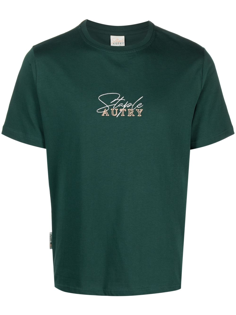 Autry x Jeff Staple logo刺绣T恤 - 绿色