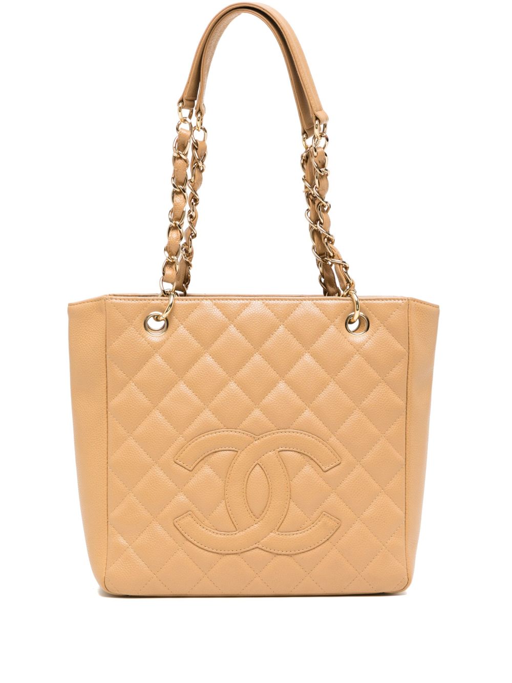 CHANEL Pre-Owned Petite Shopping 手提包（2003年典藏款） - 褐色