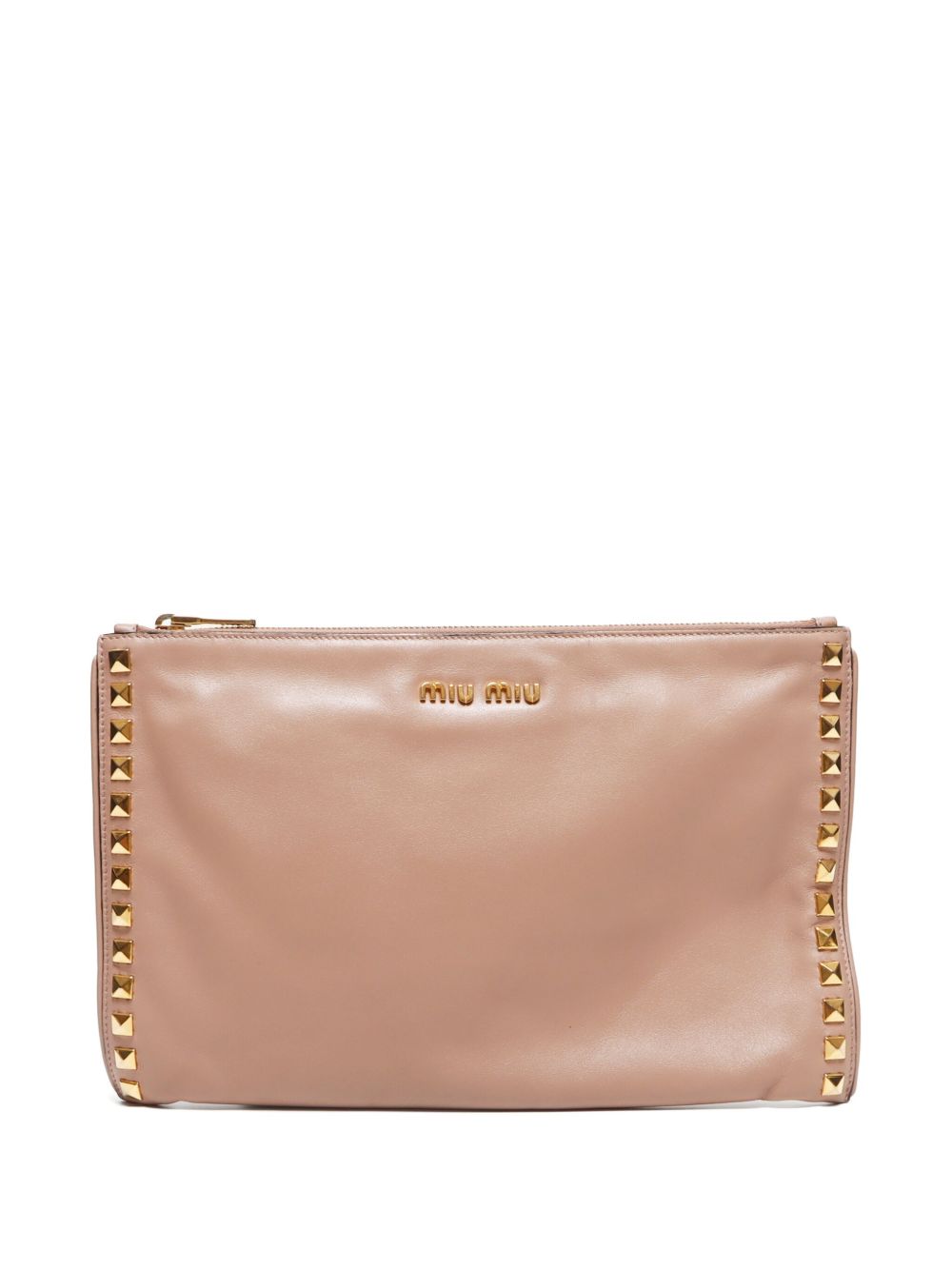 Miu Miu Pre-Owned 经典手拿包（2010-2020年代典藏款） - 粉色