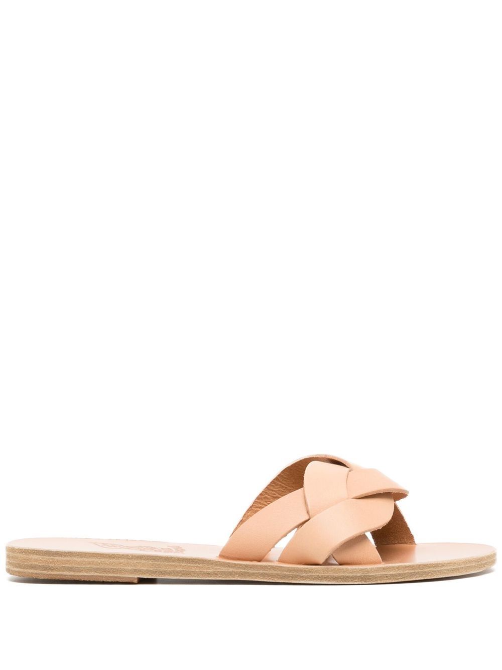 Ancient Greek Sandals Arachne 编织袢带凉鞋 - 褐色