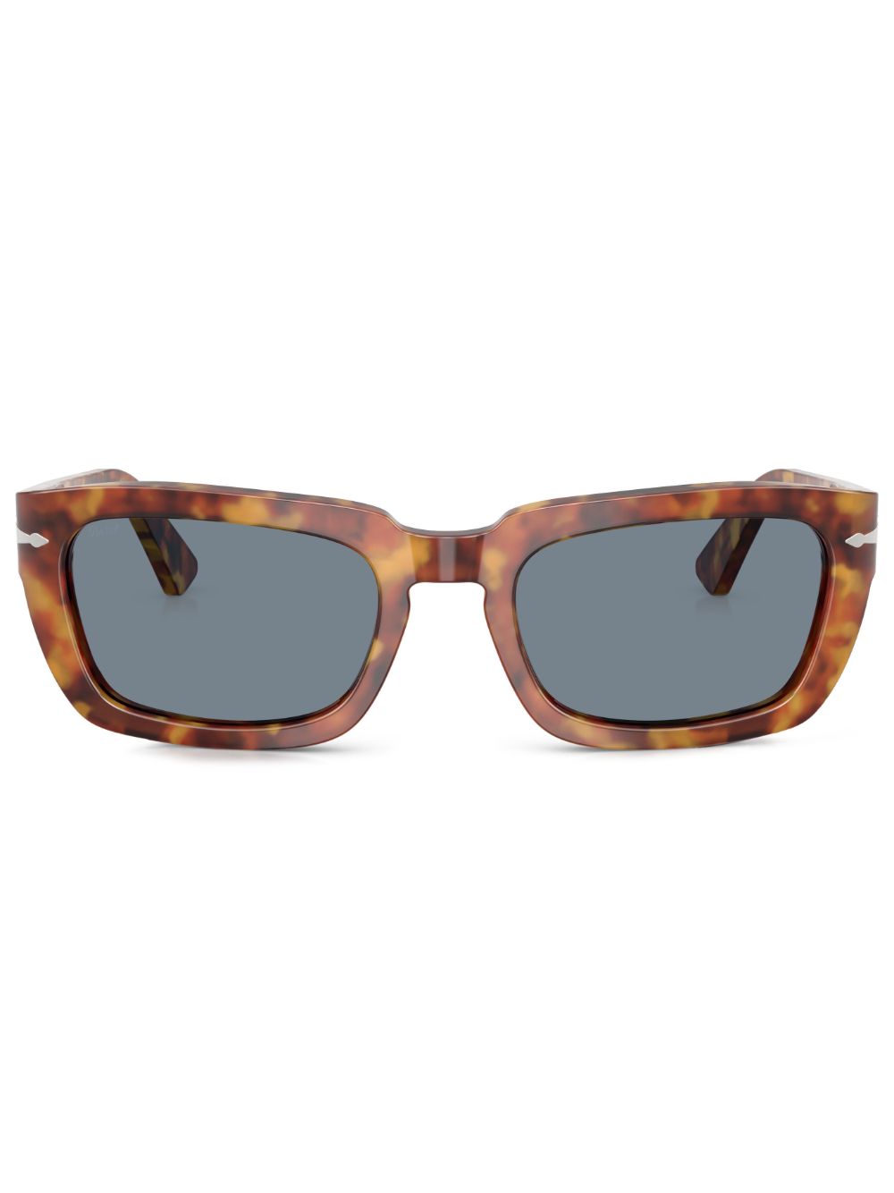 Persol 长方形镜框太阳眼镜 - 褐色