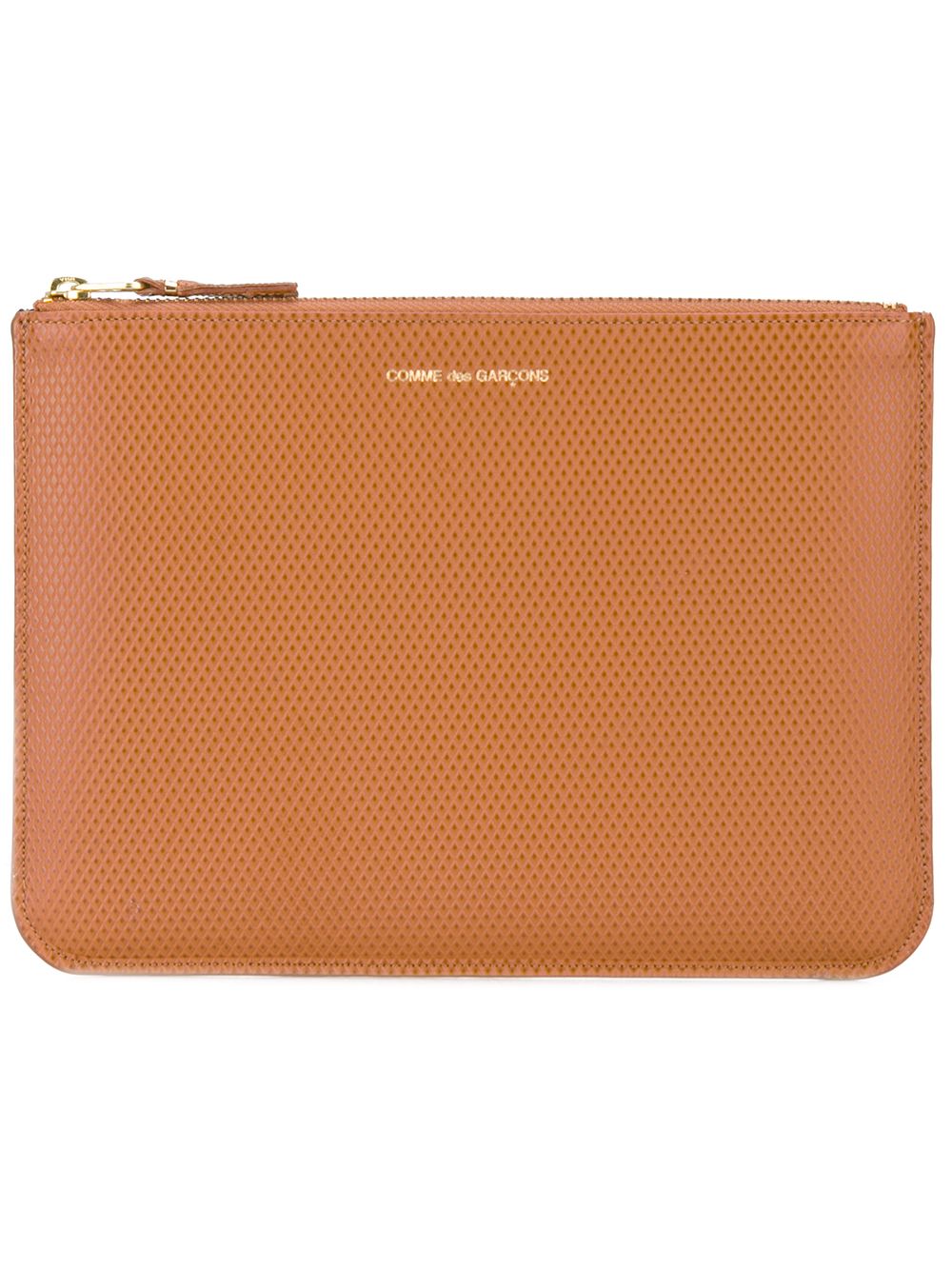 Comme Des Garçons Wallet 纹理钱包 - 褐色
