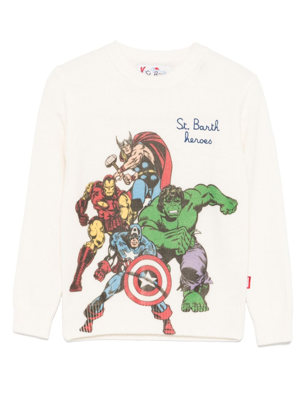MC2 Saint Barth Kids x Marvel Douglas 毛衣 - 白色
