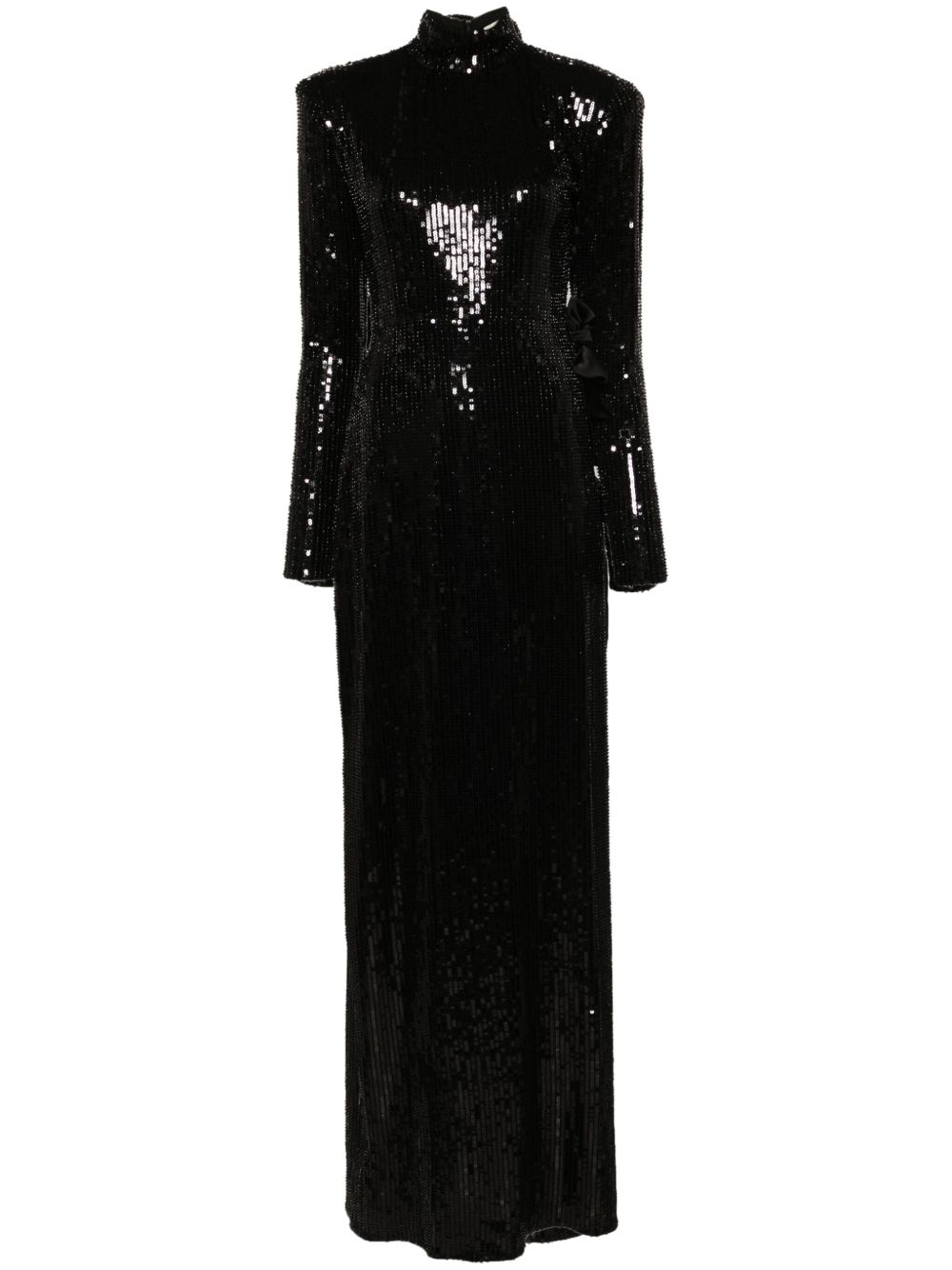 The New Arrivals Ilkyaz Ozel Pandora 超长连衣裙 - 黑色