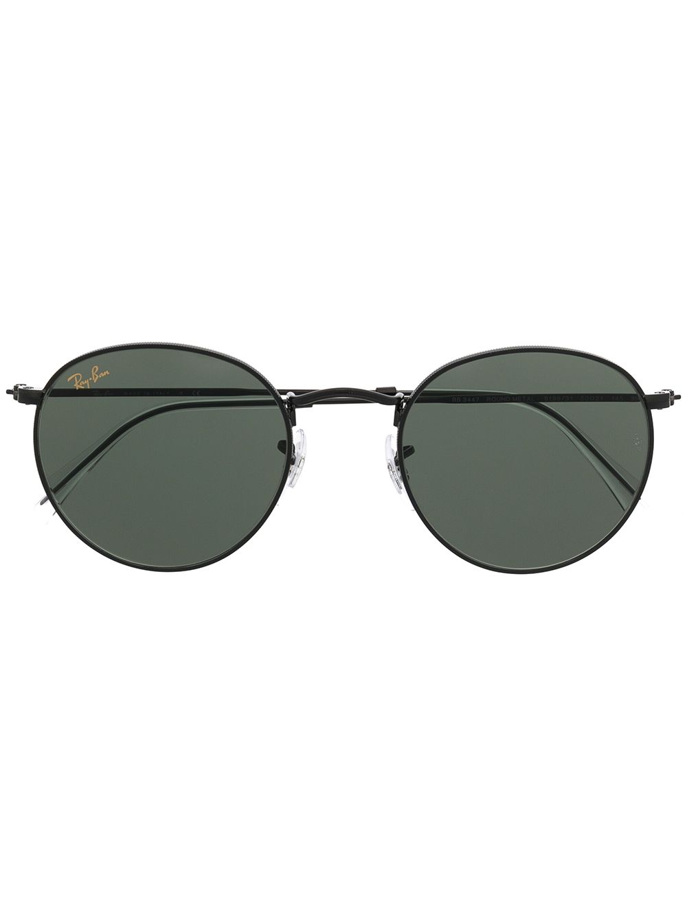 Ray-Ban 有色镜片圆框太阳眼镜 - 黑色