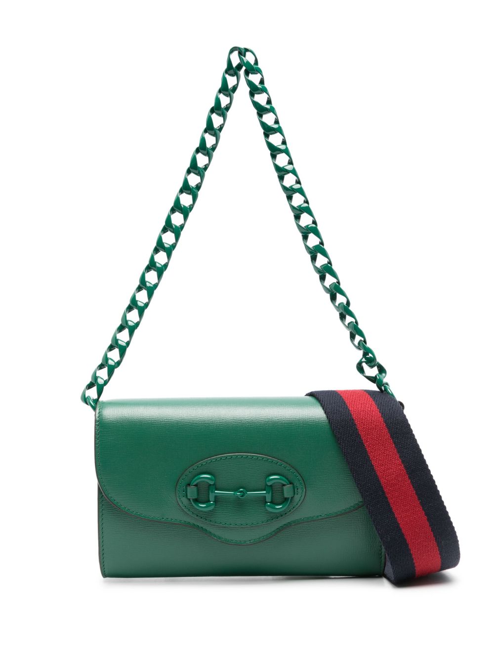 Gucci Horsebit 1955 迷你包 - 绿色