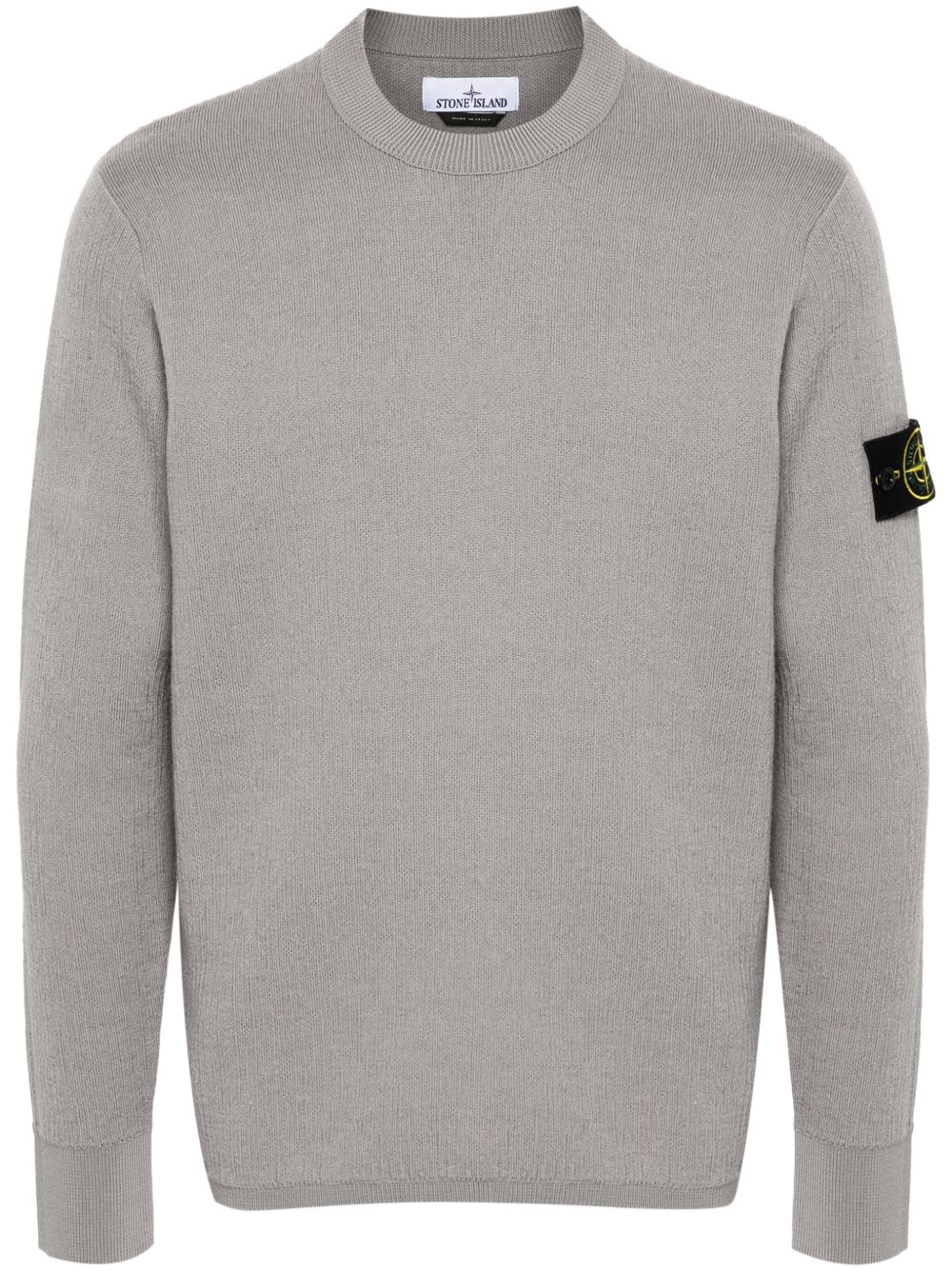 Stone Island 罗盘徽章毛衣 - 灰色