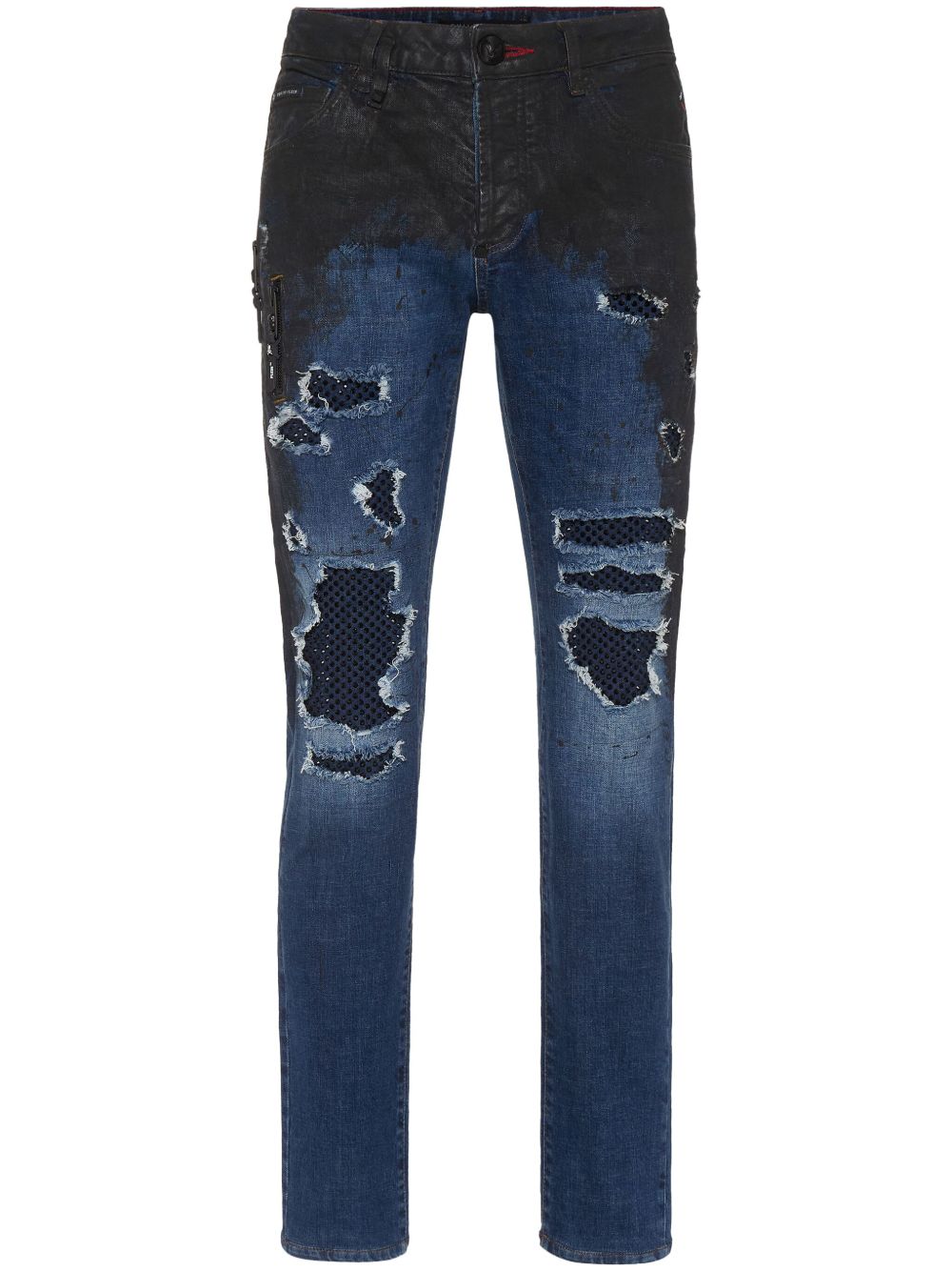 Philipp Plein Rock Star 牛仔裤 - 蓝色