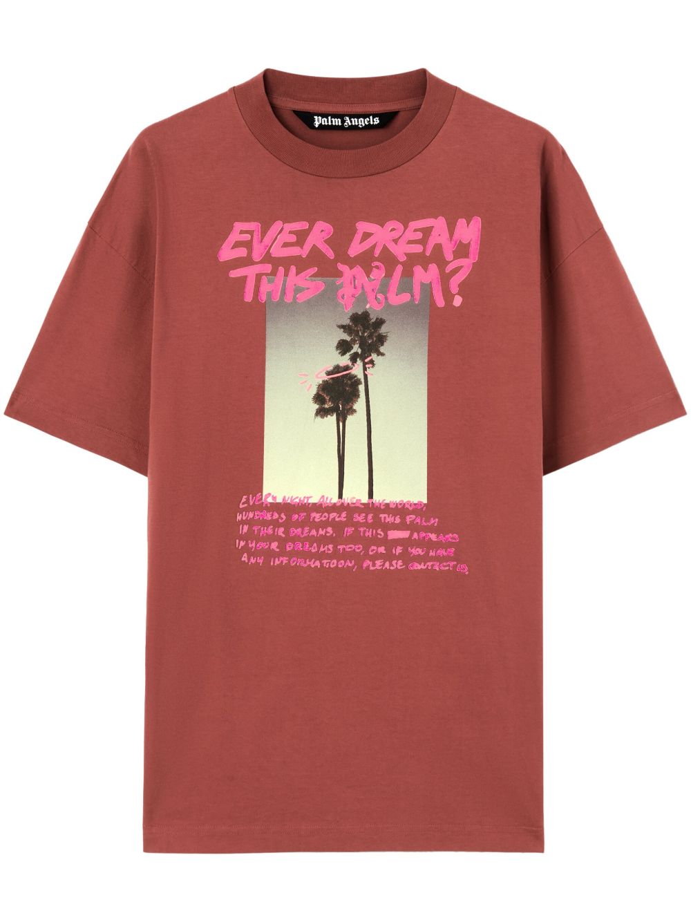 Palm Angels Palm Dream 棉T恤 - 红色