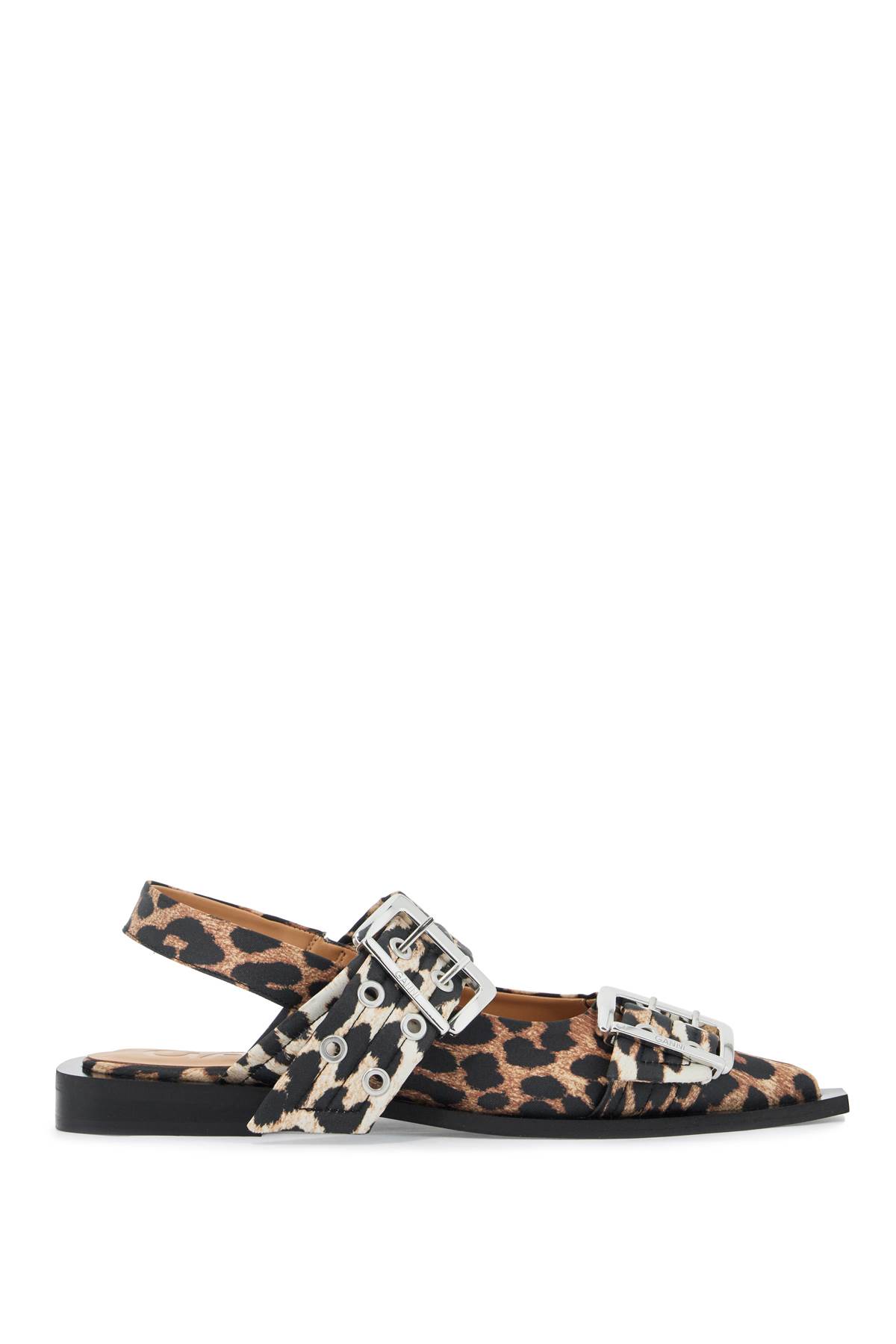Ganni Feminine Buckle Ballerinas