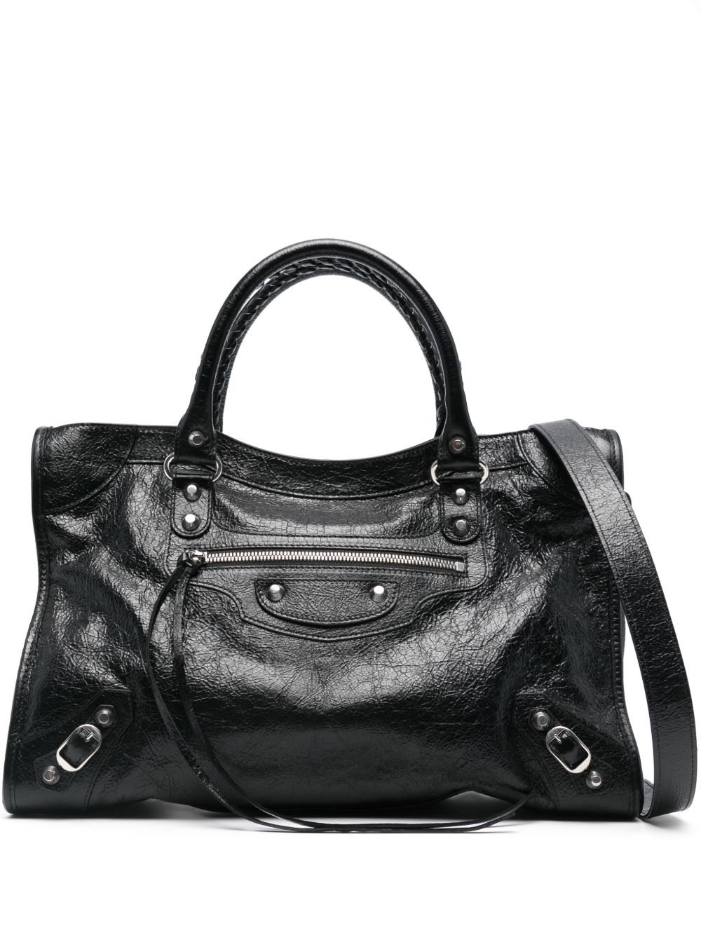 Balenciaga Le City 中号手提包 - 黑色