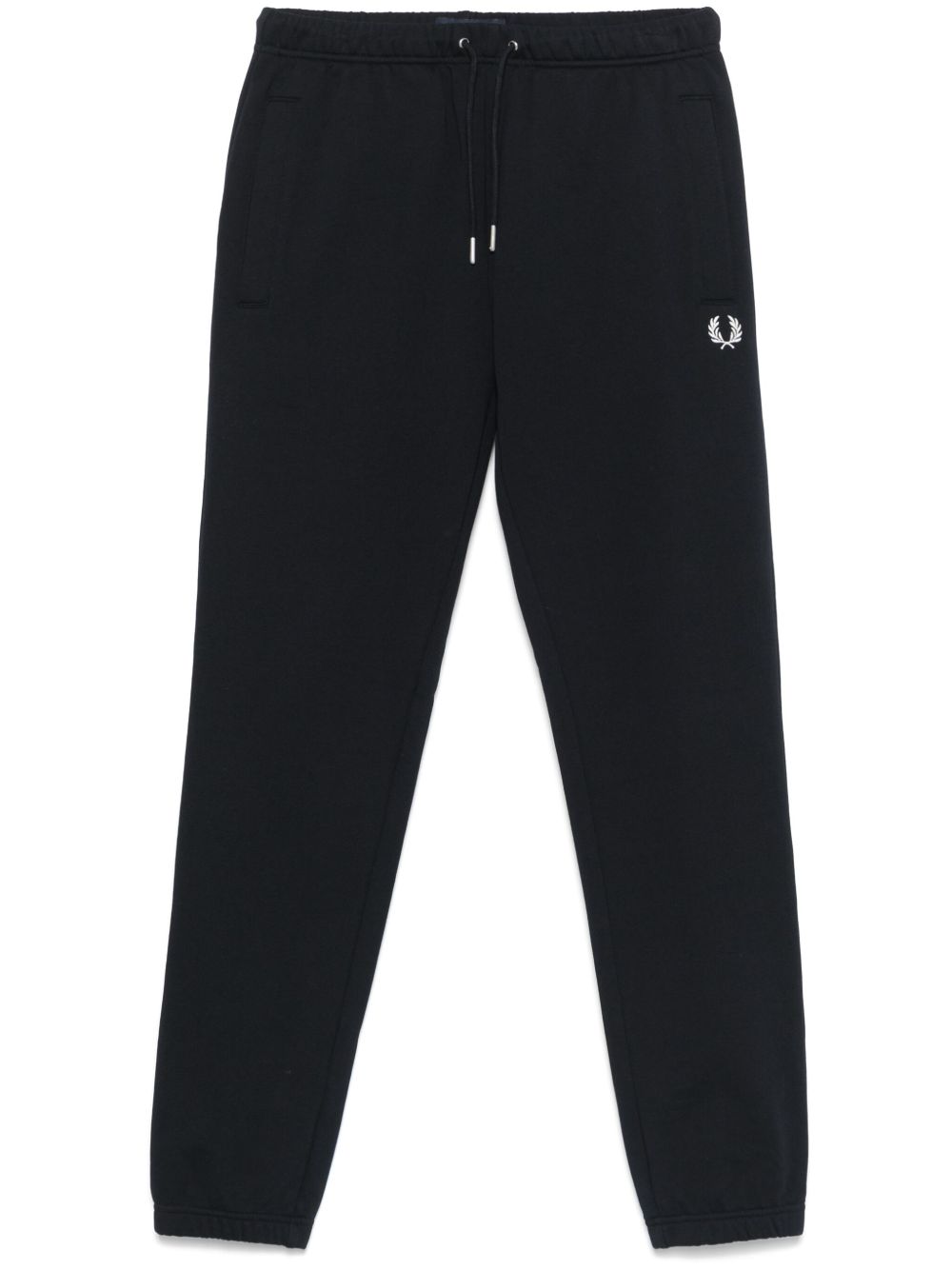 Fred Perry logo刺绣运动裤 - 蓝色