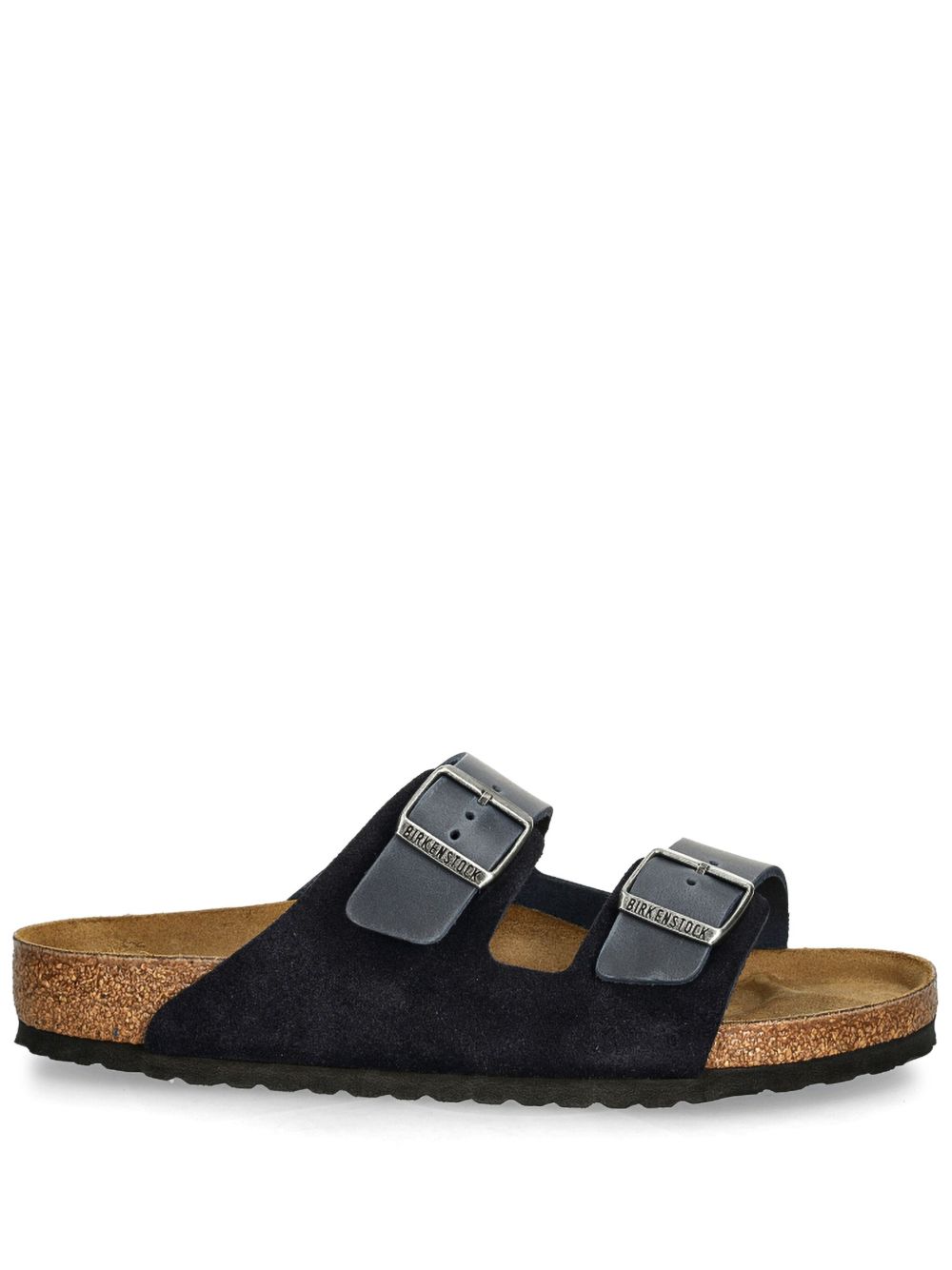 Birkenstock Arizona 皮质拖鞋 - 灰色