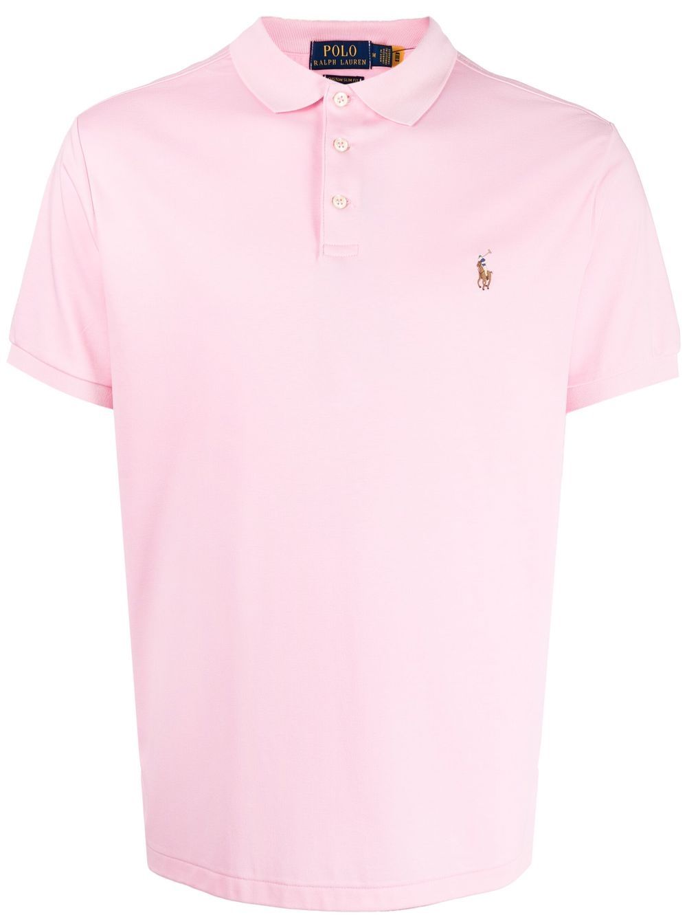 Polo Ralph Lauren logo刺绣polo衫 - 粉色