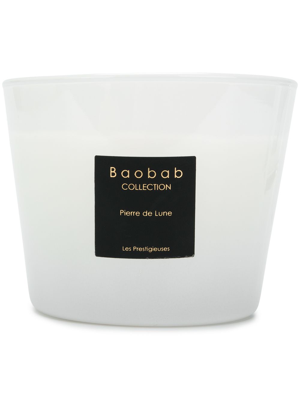Baobab Collection Pierre de Lune蜡烛 - 白色