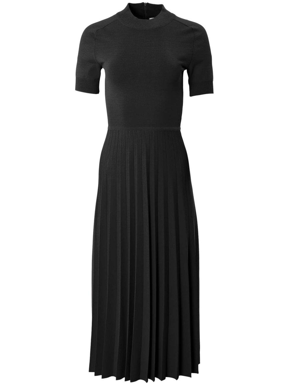Carolina Herrera 企领中长连衣裙 - 黑色