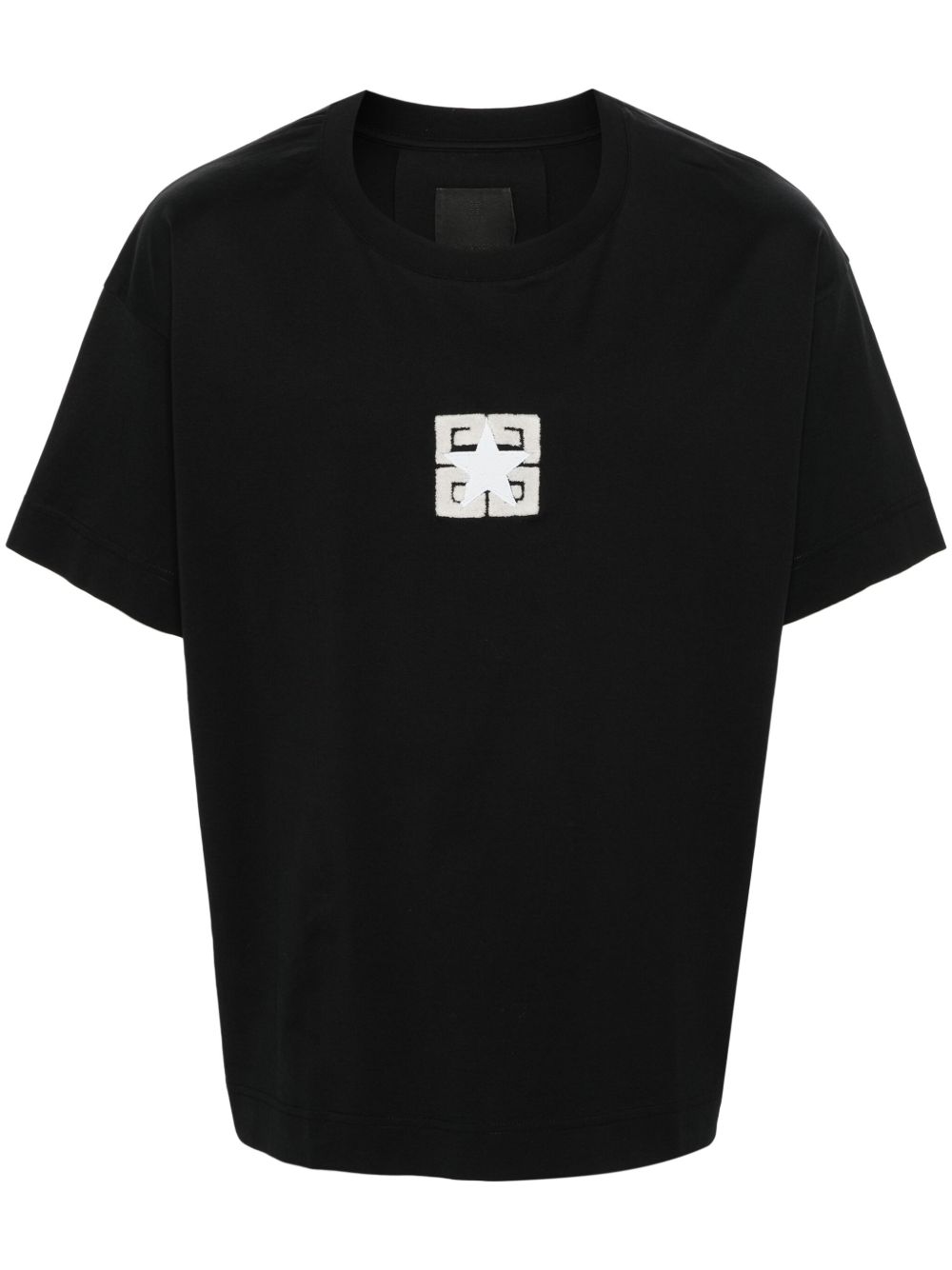 Givenchy 4G 图案棉T恤 - 黑色