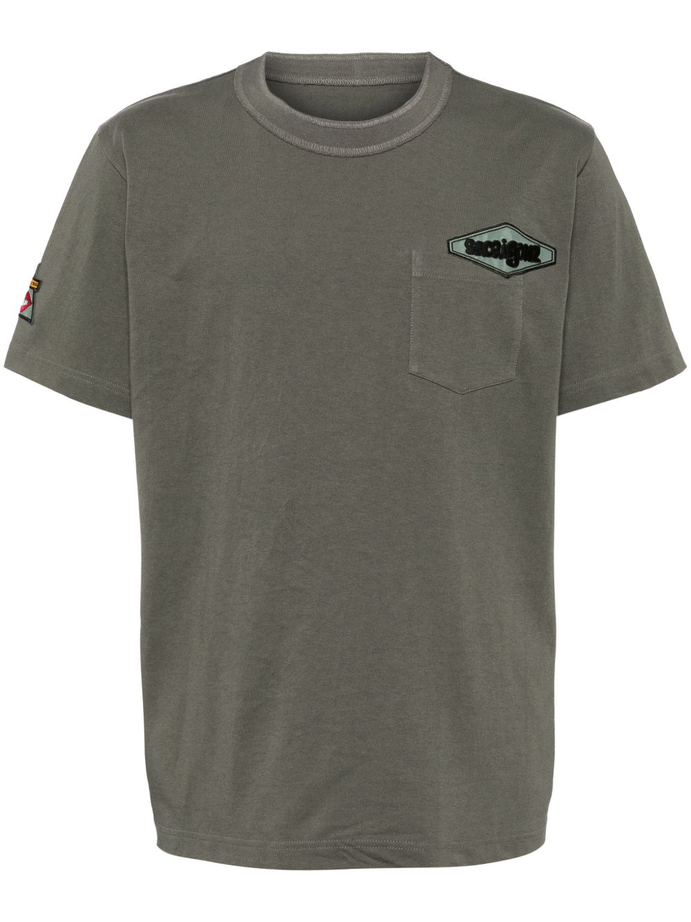 sacai Gonz Patch T恤 - 绿色