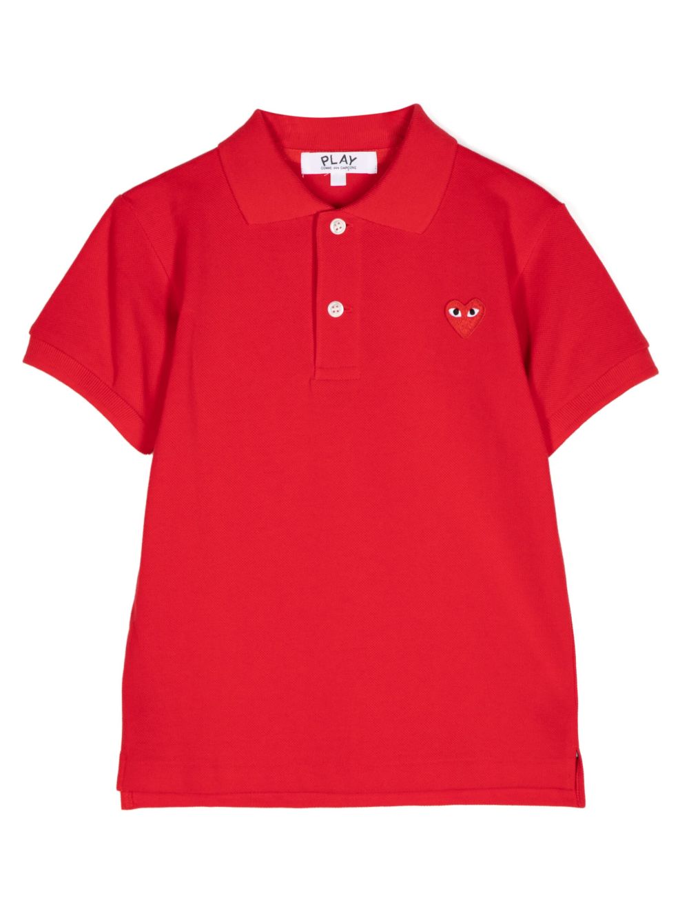 Comme Des Garçons Play 刺绣polo衫 - 红色