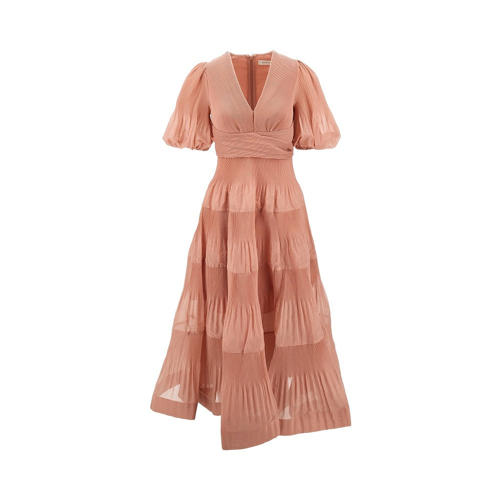 ZIMMERMANN Pleated ankle-length dress Woman II