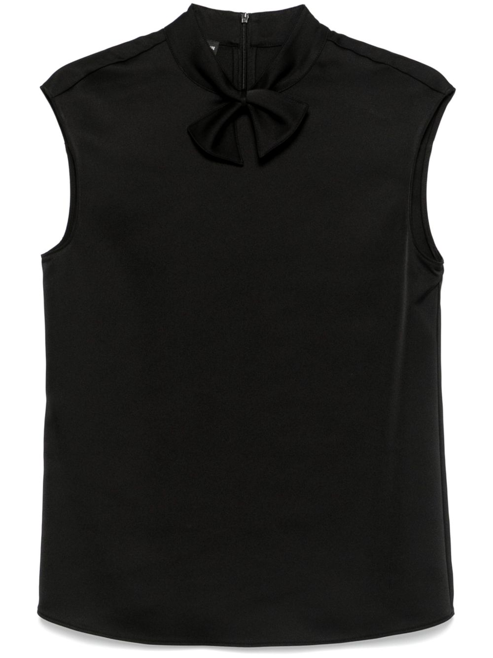 Emporio Armani 结饰细节上衣 - 黑色