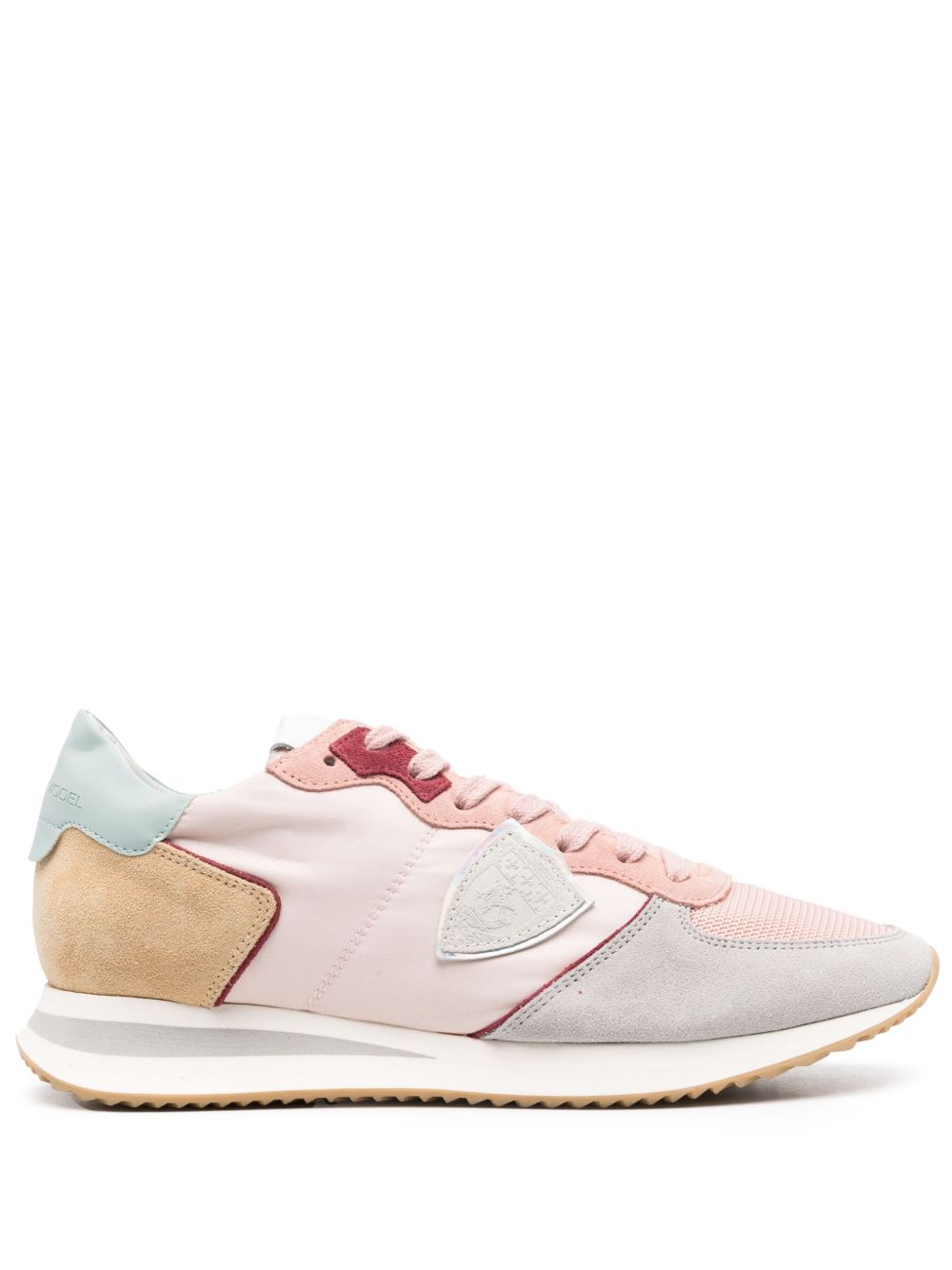 Philippe Model Paris TRPX 绒面皮运动鞋 - 粉色