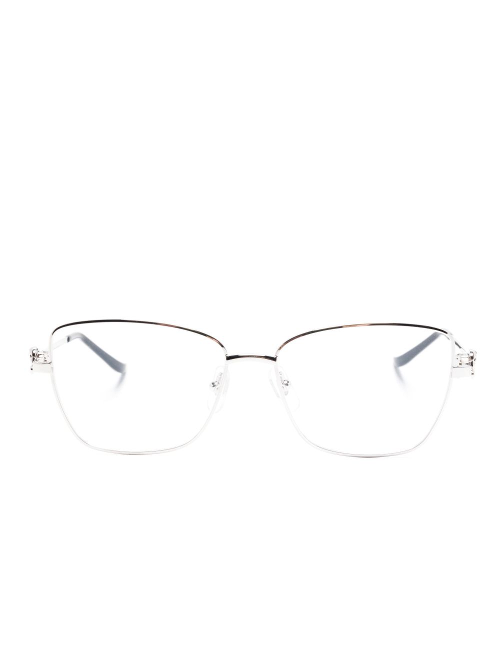 Cartier Eyewear Santos De Cartier 眼镜 - 银色
