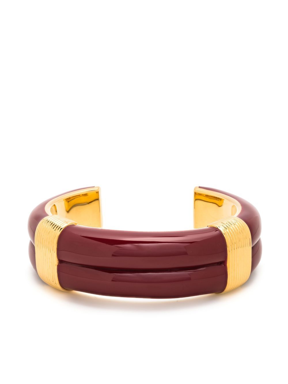 Aurelie Bidermann Katt 双环手镯 - 红色
