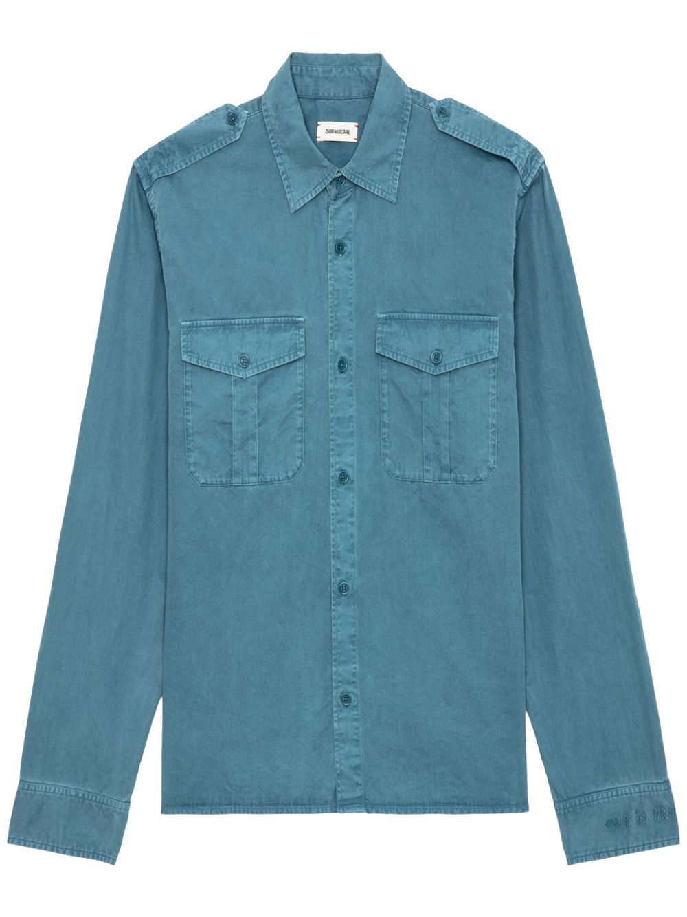 Zadig&Voltaire Taskal 衬衫 - 蓝色