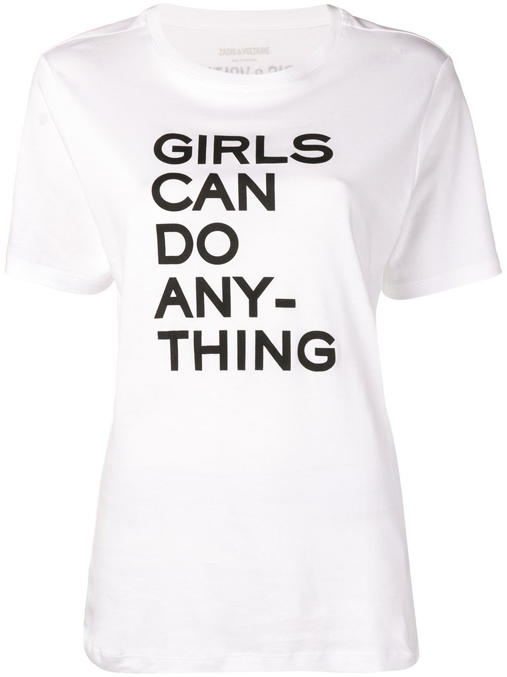 Zadig&Voltaire Girls Can Do Anything T恤 - 白色