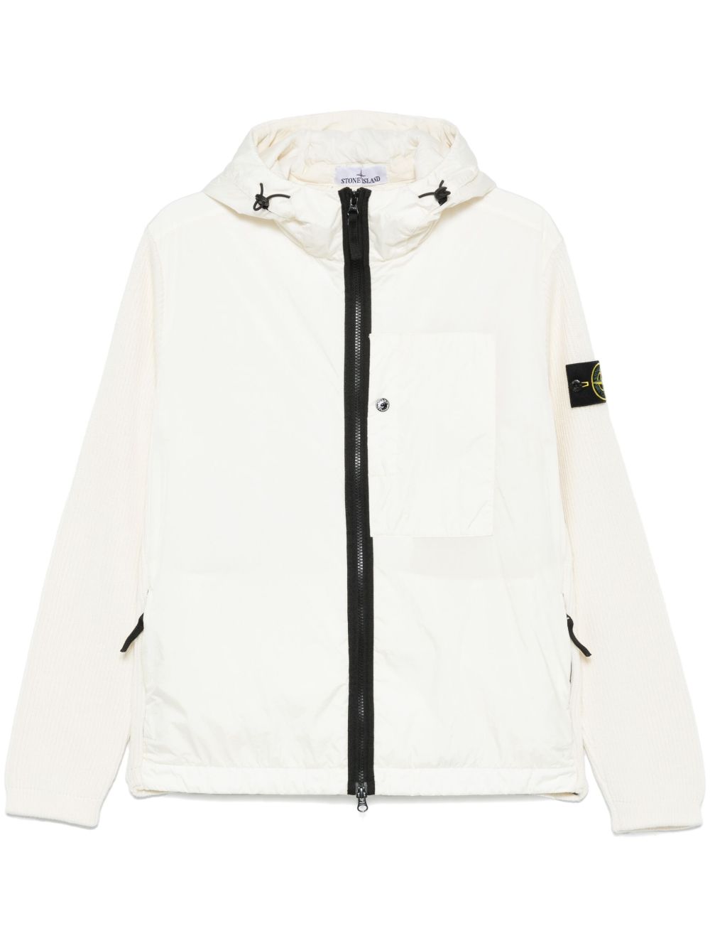 Stone Island 罗盘徽章夹克 - 白色
