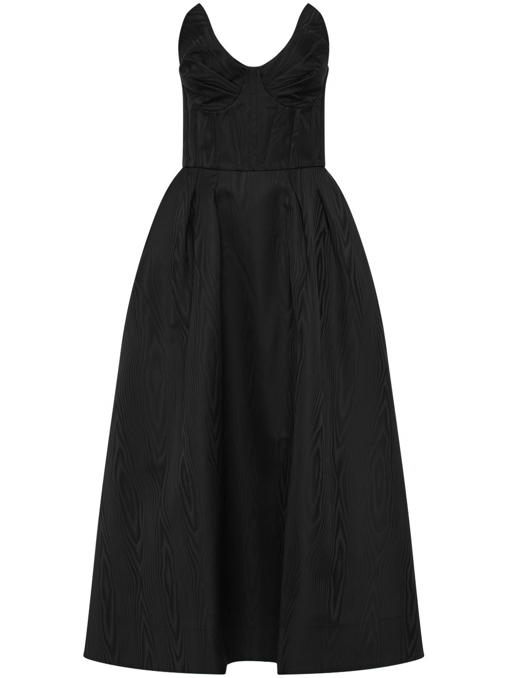 Rebecca Vallance Luiza midi dress - 黑色