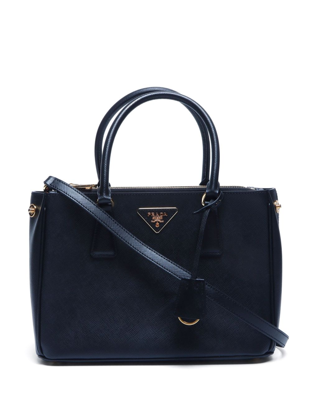 Prada Pre-Owned Galleria 两用手提包 - 黑色