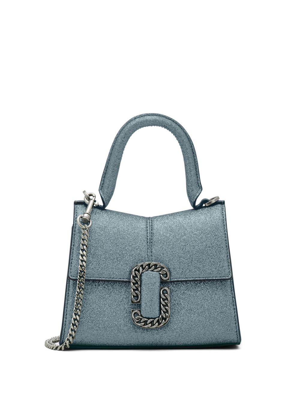 Marc Jacobs St Marc 迷你亮片金葱斜挎包 - 灰色