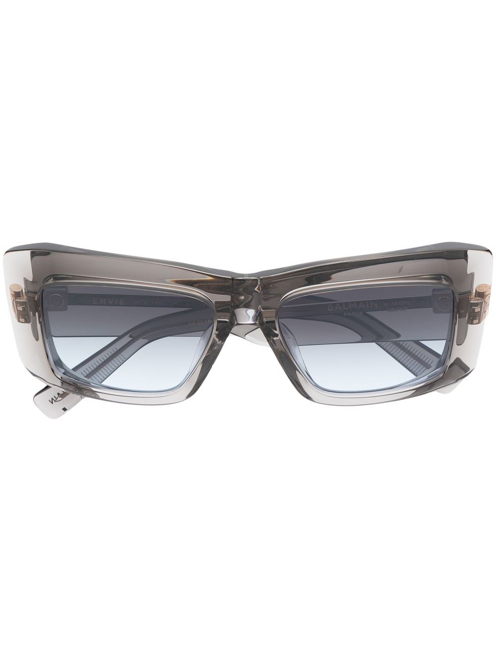 Balmain Eyewear B-ll 超大框太阳眼镜 - 灰色