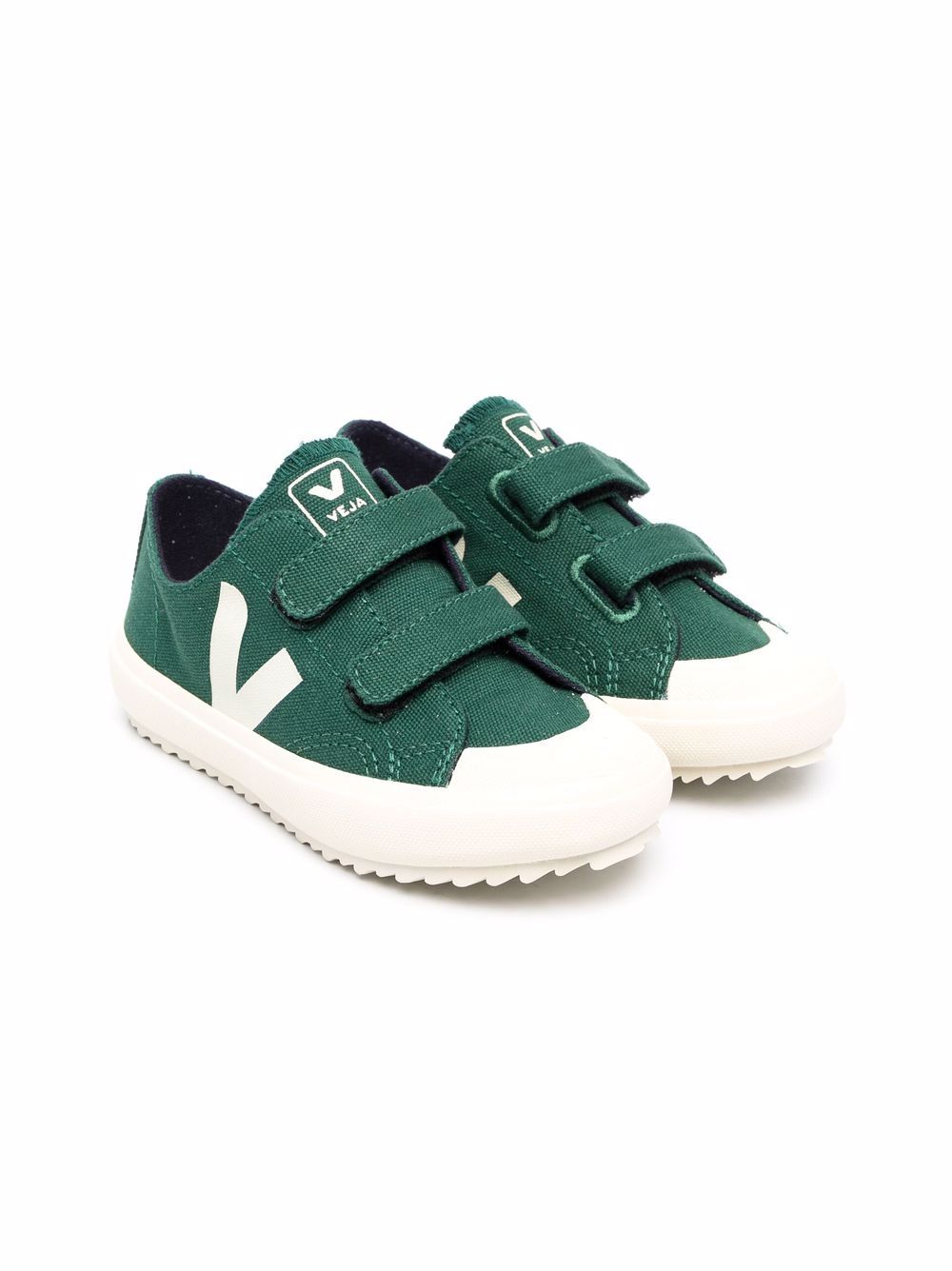 VEJA Kids Esplar 低帮板鞋 - 绿色