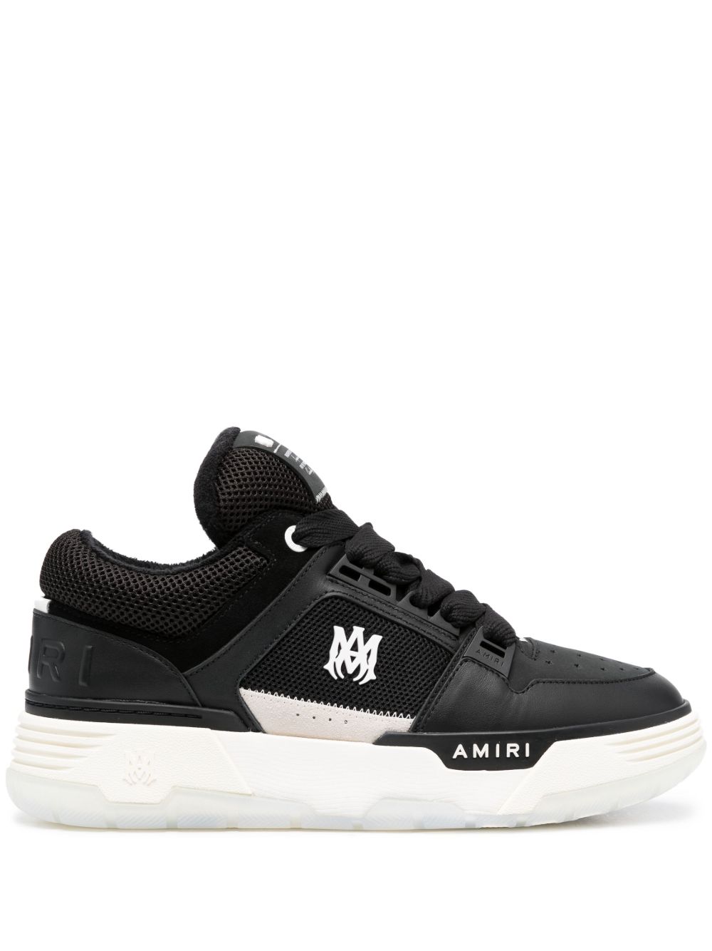 AMIRI 标贴系带运动鞋 - 黑色