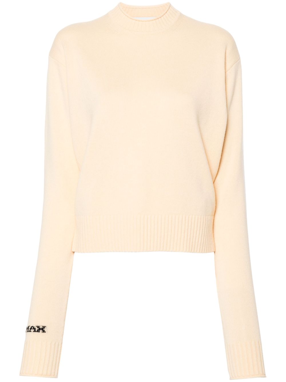 Max Mara logo提花毛衣 - 中性色