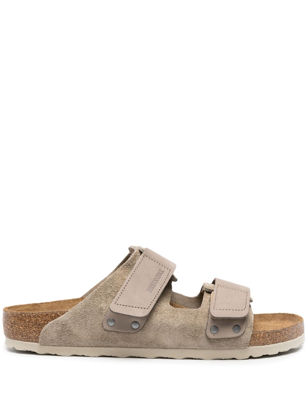 Birkenstock Kyoto 魔术贴皮质凉鞋 - 中性色