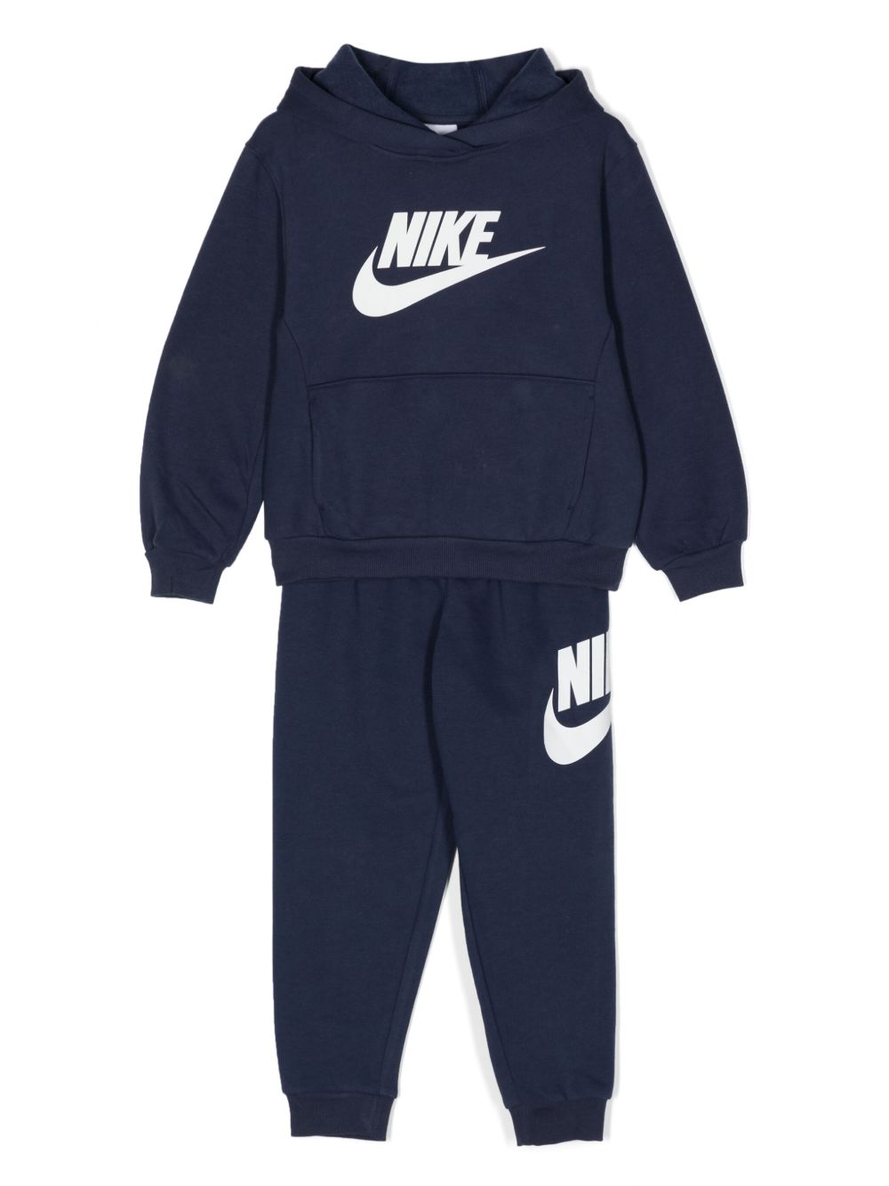 Nike Kids logo印花运动套装 - 蓝色