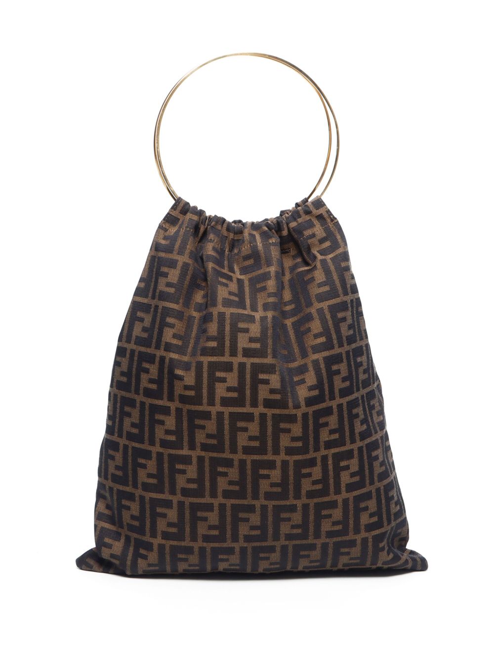 Fendi Pre-Owned Zucca 托特包（2000年代典藏款） - 褐色