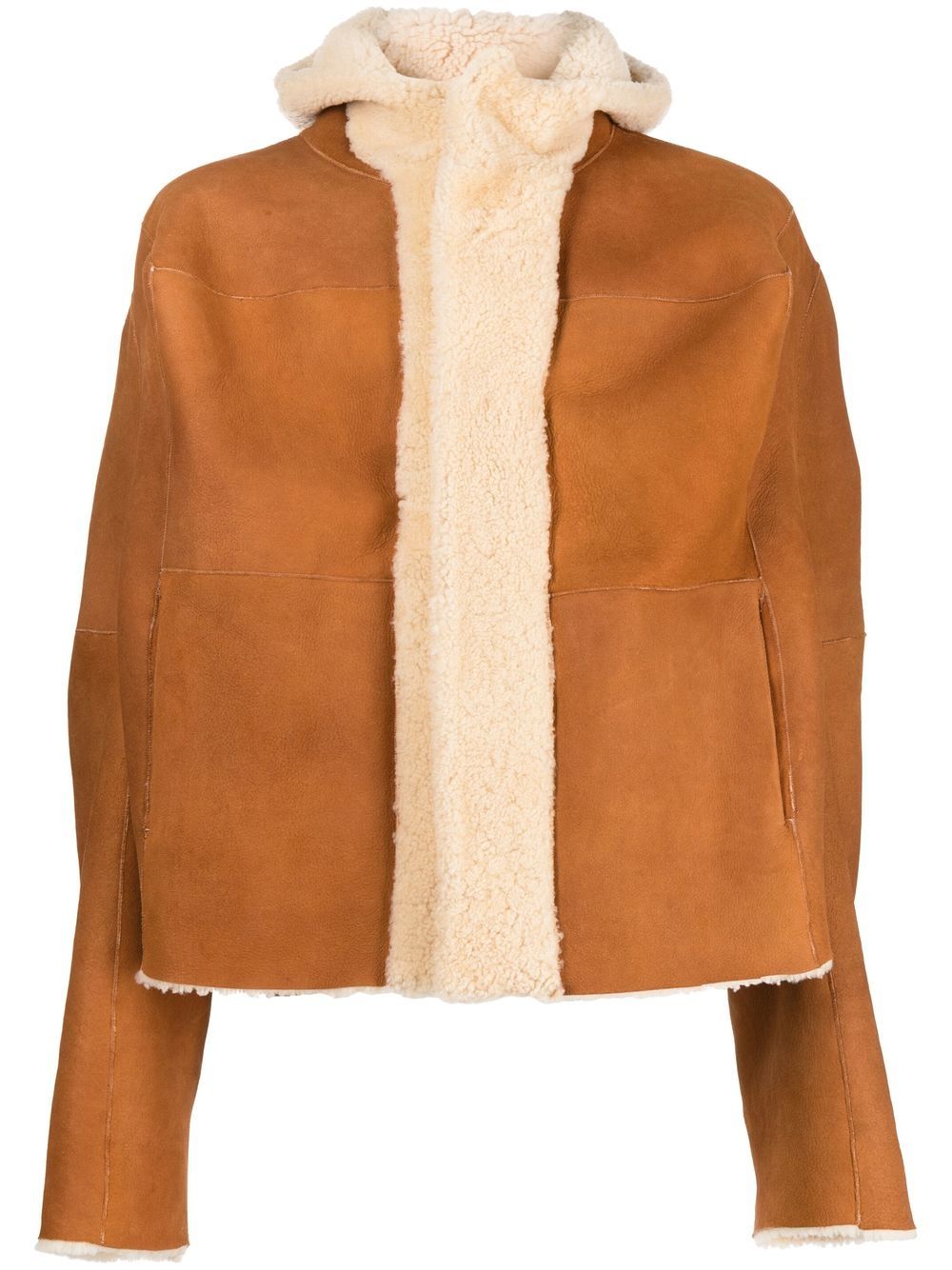Natasha Zinko Shearling Bunnies 夹克 - 褐色