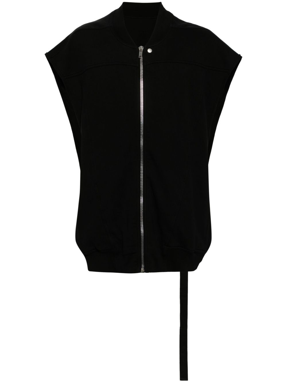 Rick Owens DRKSHDW 无袖拉链棉夹克 - 黑色