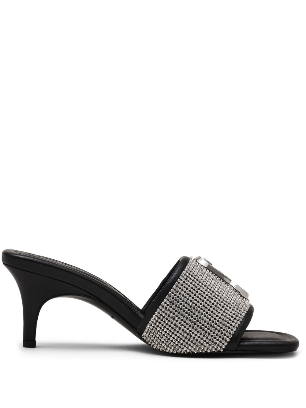 Marc Jacobs The Rhinestone J Marc 中跟凉鞋 - 黑色