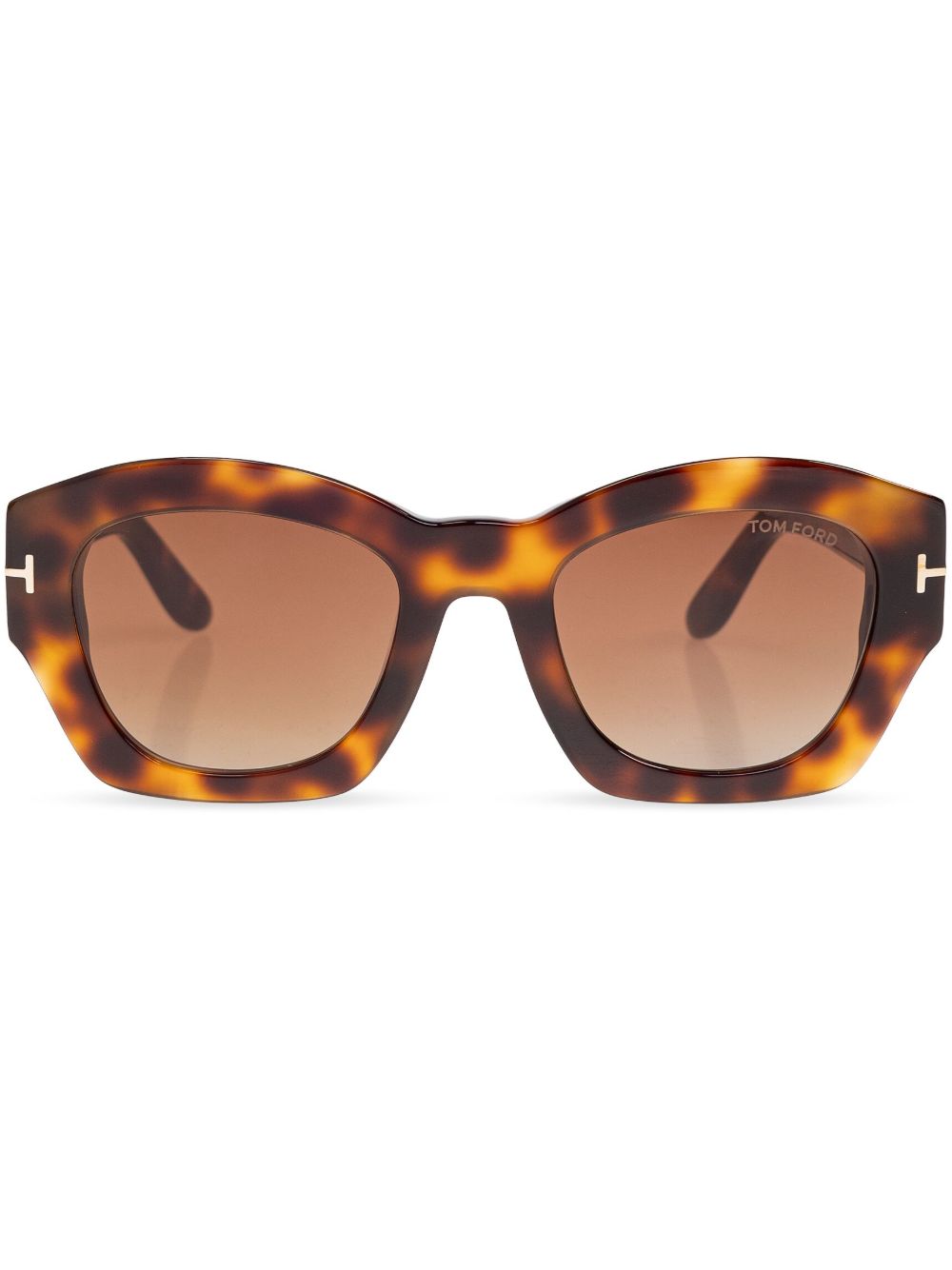 TOM FORD Eyewear Guilliana 太阳眼镜 - 褐色