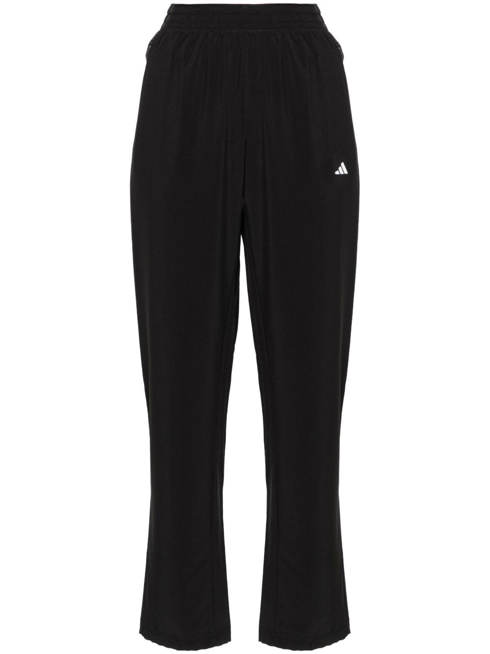 adidas 三叶草logo锥形长裤 - 黑色