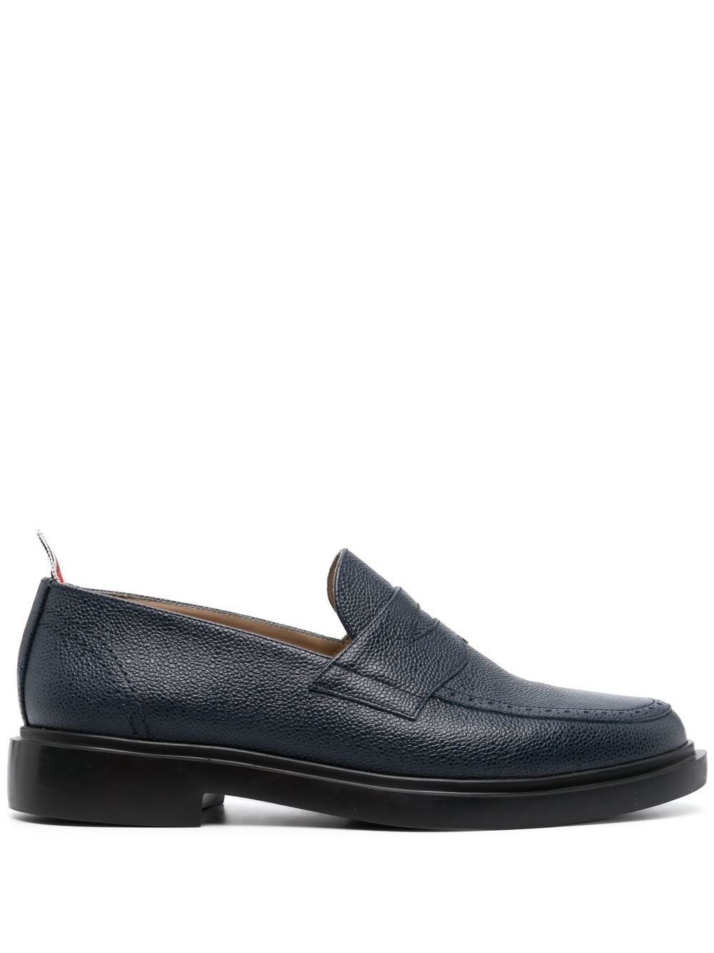 Thom Browne 经典皮质乐福鞋 - 蓝色