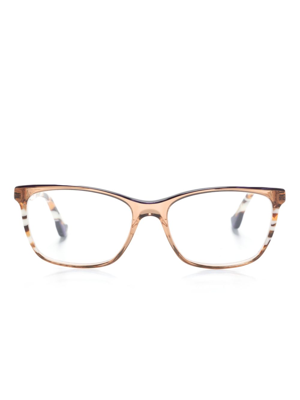 Etnia Barcelona Constanza Wayfarer 镜框眼镜 - 褐色