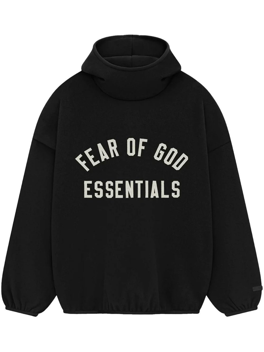 FEAR OF GOD ESSENTIALS logo印花连帽衫 - 黑色